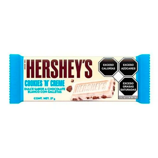 Imagen de Chocolate Hershey’s Barra Cookies & Cream 27 GRS