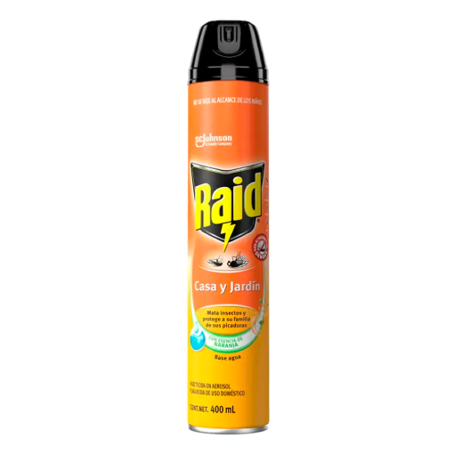 Imagen de Insecticida En Aerosol Raid Casa Y Jardín + Laminitas 400 MLL