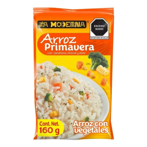 Imagen de Arroz Arroz Moderna Primavera C/Vegetales Moderna Arroz Moderna Primav 160 GRS