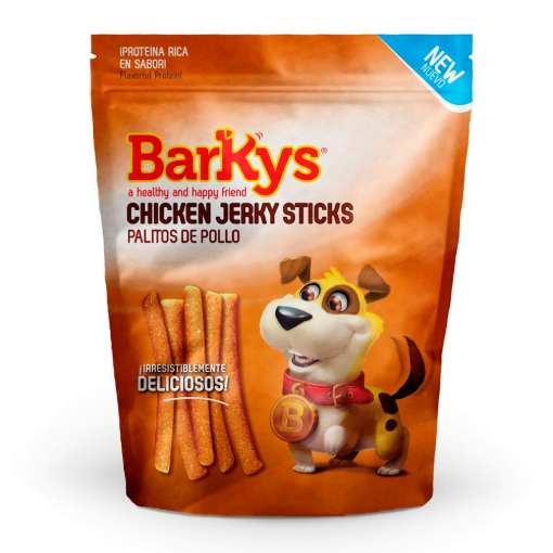 Imagen de Barkys Botanas Jerry Sticks Pollo 100 GRS