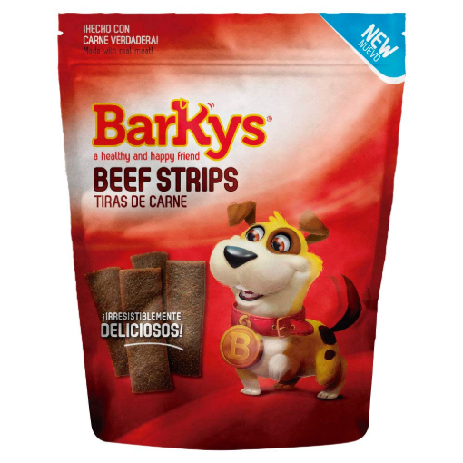 Imagen de Barkys Botanas Tiras De Carne 100 GRS
