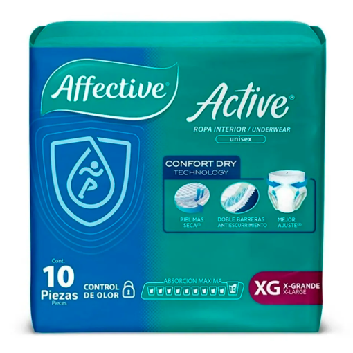 Imagen de Calzon Affective Pant Ropa Interior X-Grande 10 PZS