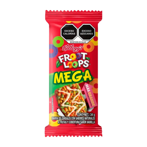 Imagen de Barra Kellogg’s Mega Froot Loops 34 GRS