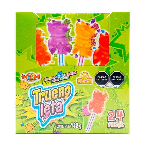 Imagen de Exhibidor Paleta Las Delicias Trueno Leta 24 PZS