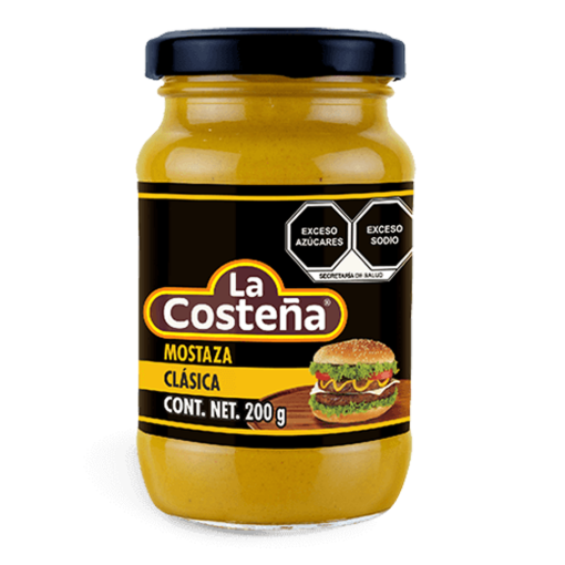 Imagen de Mostaza La Costeña Clásica Vidrio 200 GRS