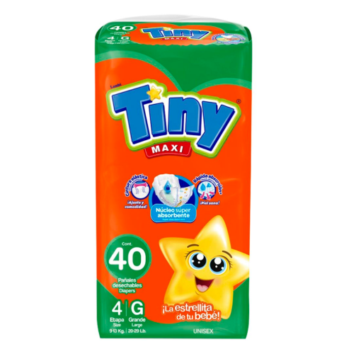 Imagen de Pañal Tiny Maxi Grande 40 PZS