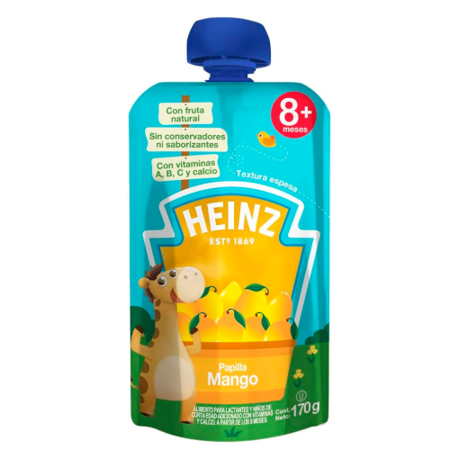 Imagen de Papilla Heinz Mango Doypack 170 GRS
