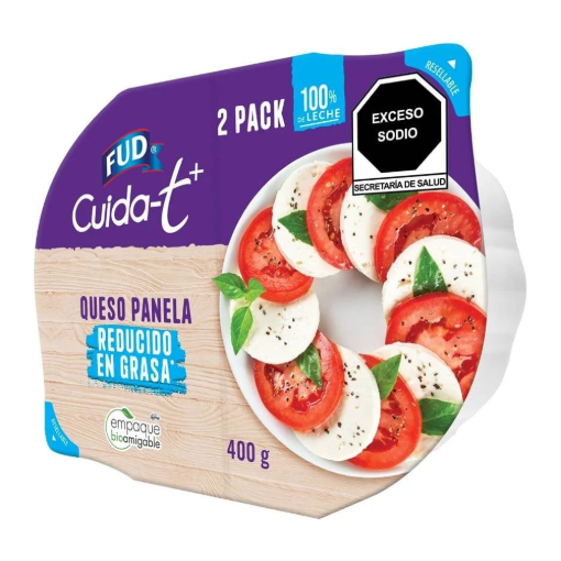 Imagen de Queso Fud Panela Reducido en Grasa Duo Pack 400 GRS