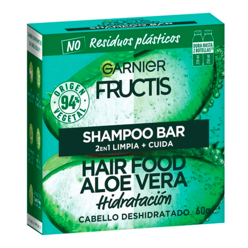 Imagen de Shampoo Fructis Hair Food Aloe Vera Barra 60 GRS