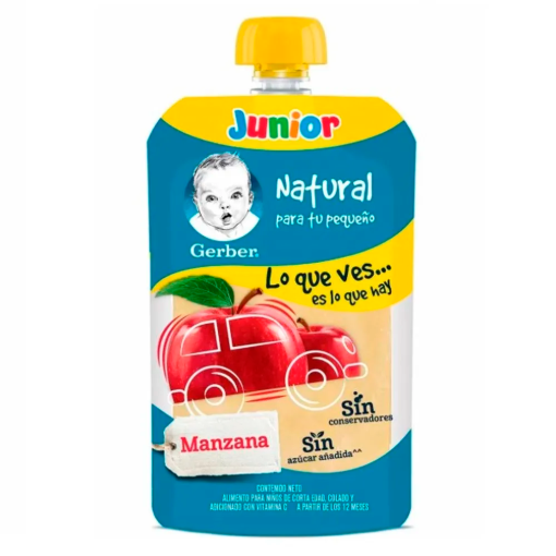 Imagen de Colado Gerber Junior Manzana Pouch 95 GRS