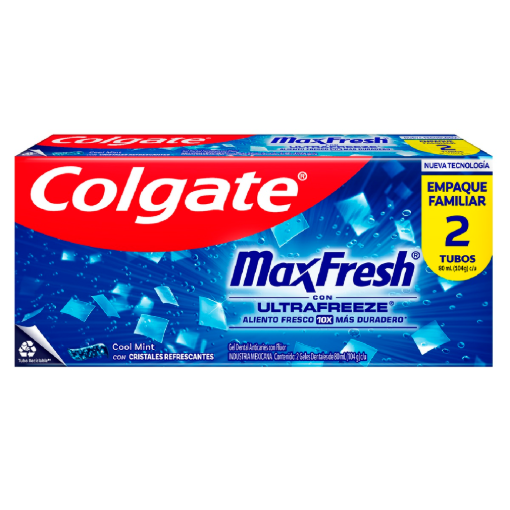 Imagen de Exhibidor Pasta Dental Colgate Max Fresh 80 MLL