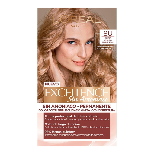 Imagen de Tinte Imedia Excellence 8U Rubio Claro Universal 1 PZS