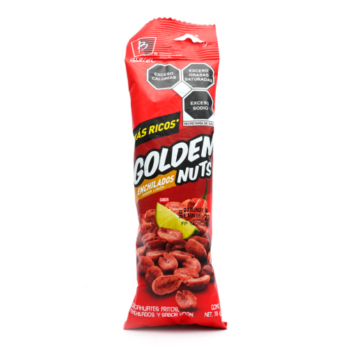 Imagen de Botana Barcel Cacahuate Golden Nuts Enchilados 78 GRS