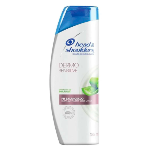 Imagen de Shampoo H&S Dermo Sensitive Sábila & Aloe 375 MLL