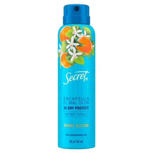 Imagen de Desodorante Secret Antitranspirante Aerosol Orange Blossom Mujer 150 MLL