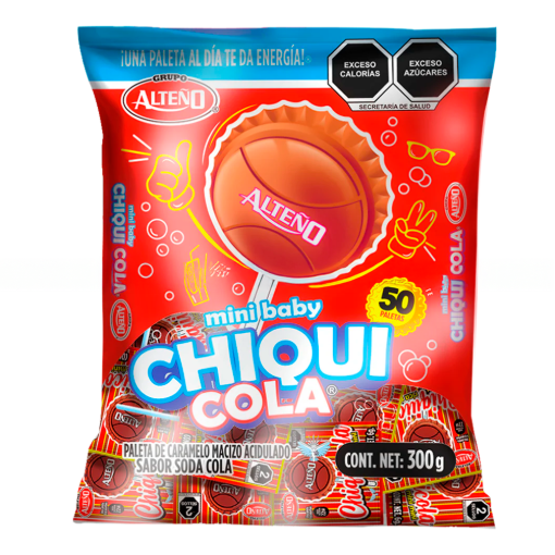 Imagen de Exhibidor Paleta Alteño Mini Chiquicola 50 PZS