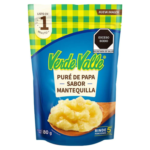 Imagen de Puré de Papa Verde Valle Mantequilla 80 GRS