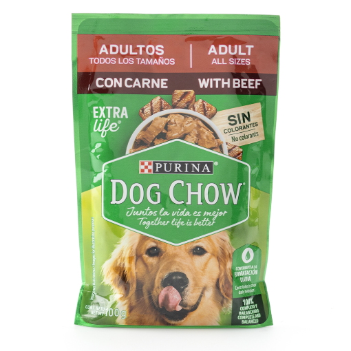 Imagen de Alimento Purina Dog Chow Adulto Carne 100 GRS