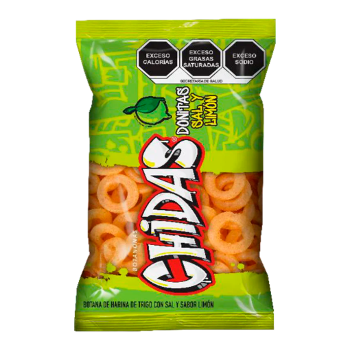 Imagen de Exhibidor Botana Chidas Donitas Sal/Limón 30 GRS