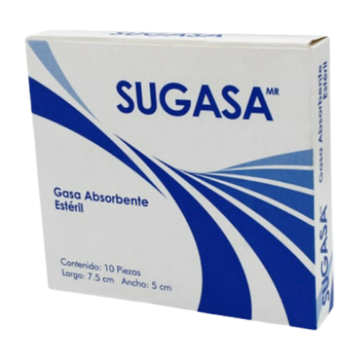 Imagen de Exhibidor Gasa Absorbente Sugasa 7.5 x 7.5 cm 10 PZS