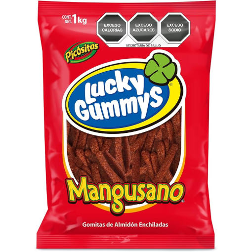 Imagen de Exhibidor Dulce Gomitas Cuanda Lucky Gummys Mangusano 1 KGS