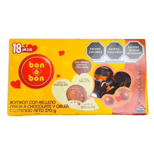 Imagen de Exhibidor Chocolate Bon o Bon Chocolate 15 GRS