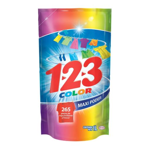 Imagen de Detergente Líquido 123 Color 1 LTS