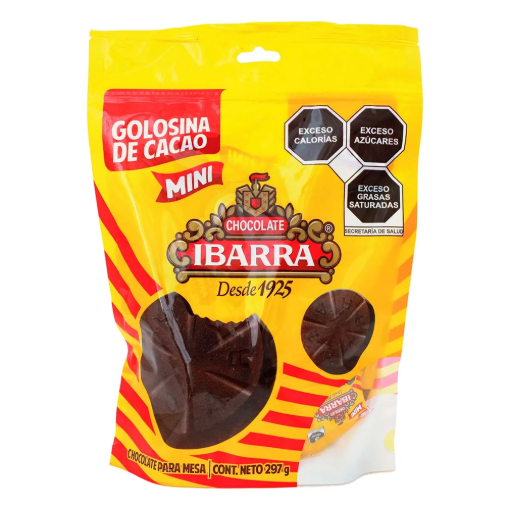 Imagen de Exhibidor Chocolate Ibarra Mini Tablilla Doypack 297 GRS