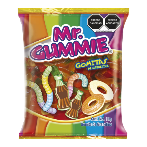 Imagen de Dulce Gomitas Mr Gummie Lombriz Larga Brillo 1 KGS