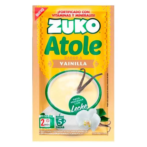 Imagen de Exhibidor Atole Zuko Vainilla 44 GRS