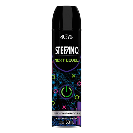 Imagen de Desodorante Stefano Aerosol Next Level Hombre 150 MLL