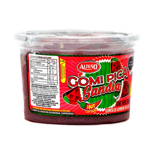 Imagen de Exhibidor Dulce Gomitas Alteño Gomi Pica Sandía 960 GRS