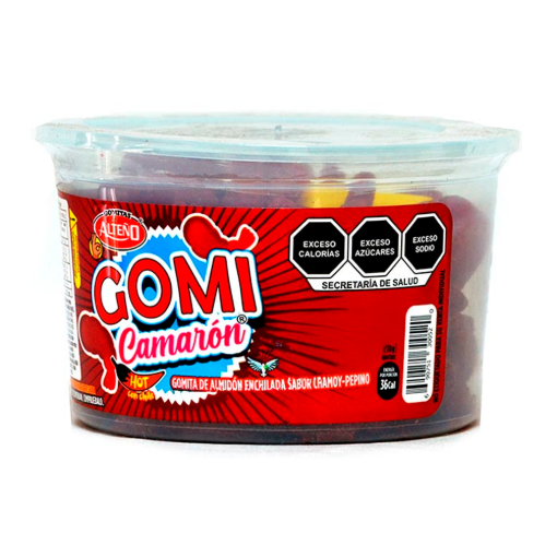 Imagen de Exhibidor Dulce Gomitas Alteño Gomi Camarón 960 GRS