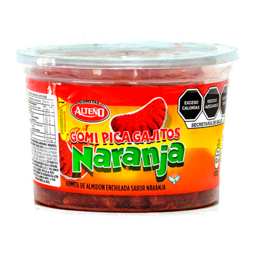 Imagen de Exhibidor Dulce Gomitas Alteño Gajitos Naranja 960 GRS