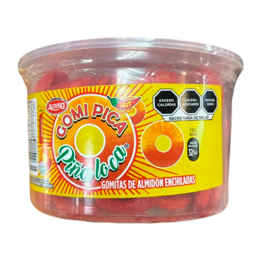 Imagen de Exhibidor Dulce Gomitas Alteño Gomi Pica Piña Loca 960 GRS