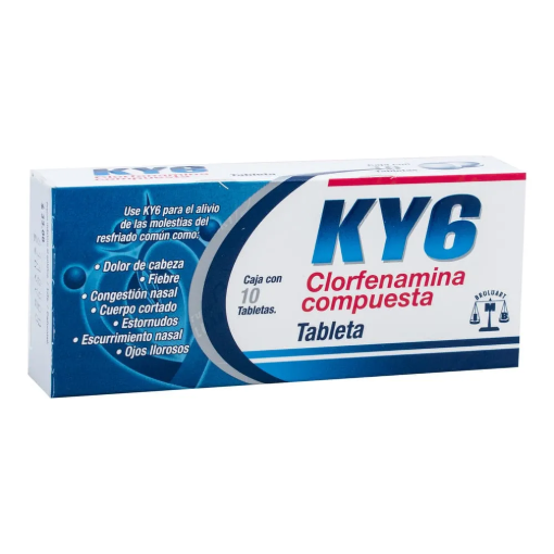 Imagen de Exhibidor Medicamento KY6 Clorfenamina 10 PZS