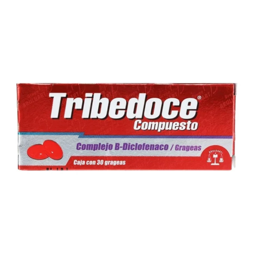 Imagen de Exhibidor Medicamento Tribedoce Compuesto 30 g Tabletas 30 PZS