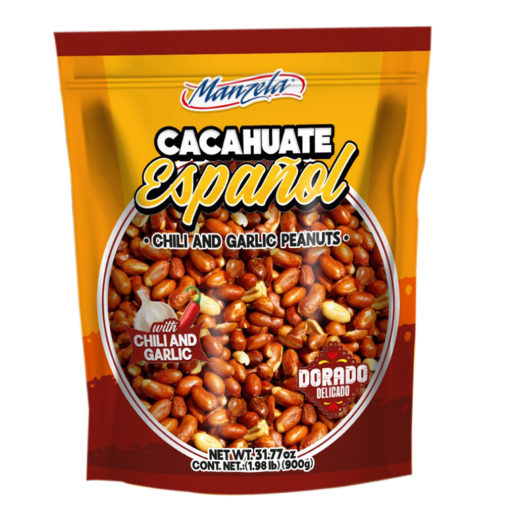 Imagen de BOTANA CACAHUATE MANZELA SALADO ESPAÑOL 900 GRS