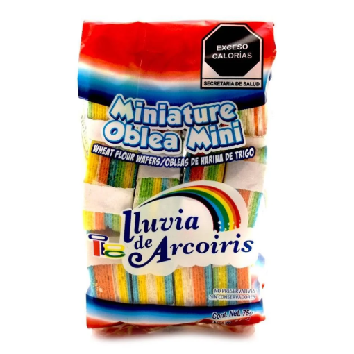 Imagen de Botana Oblea Arcoíris Mini 75 GRS