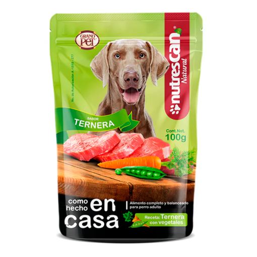 Imagen de Alimento Nutrescan Ternera con Vegetales 100 GRS