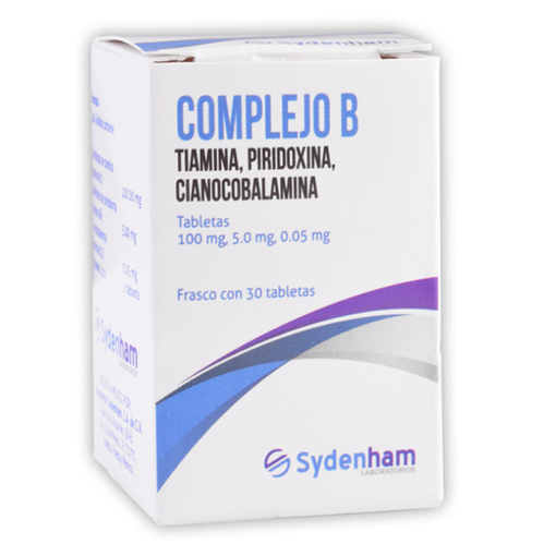 Imagen de Exhibidor Medicamento Sydenham Complejo B 30 PZS