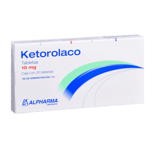 Imagen de Exhibidor Medicamento Alpharma Ketorolaco 10 mg 10 PZS