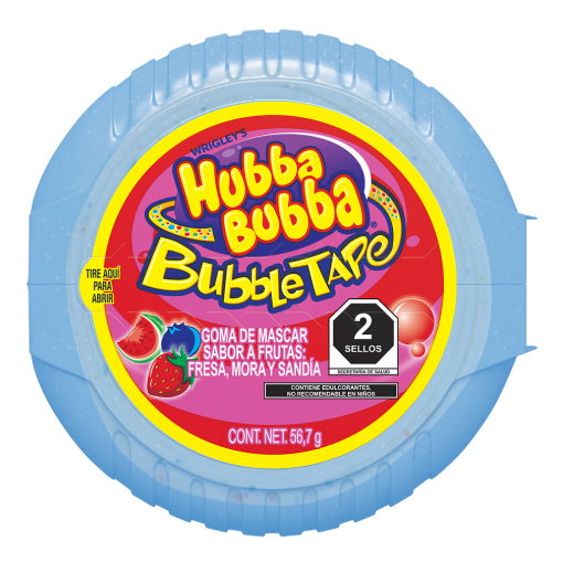 Imagen de Chicle Hubba Bubba Frutas Rollo 56.7 GRS