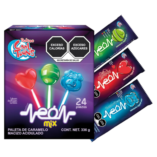 Imagen de Paleta C.Toons Picante Neon Bls Cool Toons Picante Neon 24 PZS