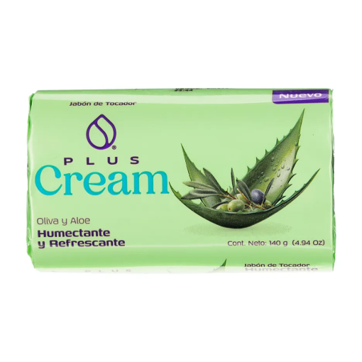 Imagen de Jabón de Tocador Plus Cream Oliva y Aloe 140 GRS