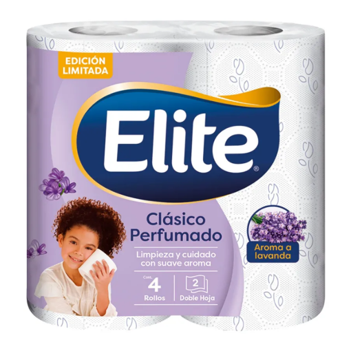 Imagen de Higiénico Elite Clásico Perfumado 287 Hojas 4 PZS