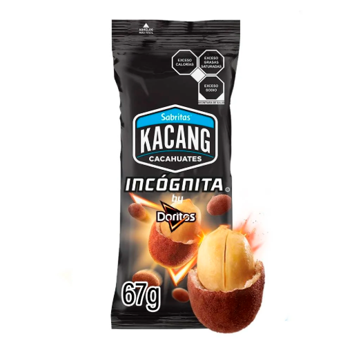 Imagen de Botana Cacahuate Kacang Incógnita by Doritos 67 GRS
