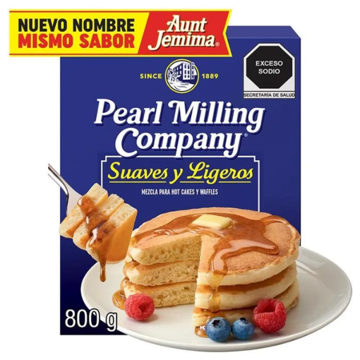 Imagen de Harina para Hot Cakes Aunt Jemima Pearl Suave y Ligera 800 GRS