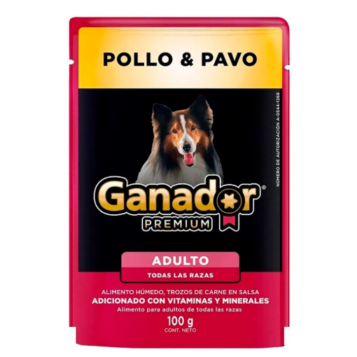 Imagen de Alim Ganador Premium Adulto Pollo/Pavo Ganador 100 GRS