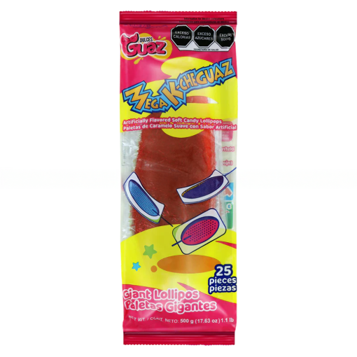Imagen de Exhibidor Paleta Cachetada Guaz Mega K-Che 10 PZS